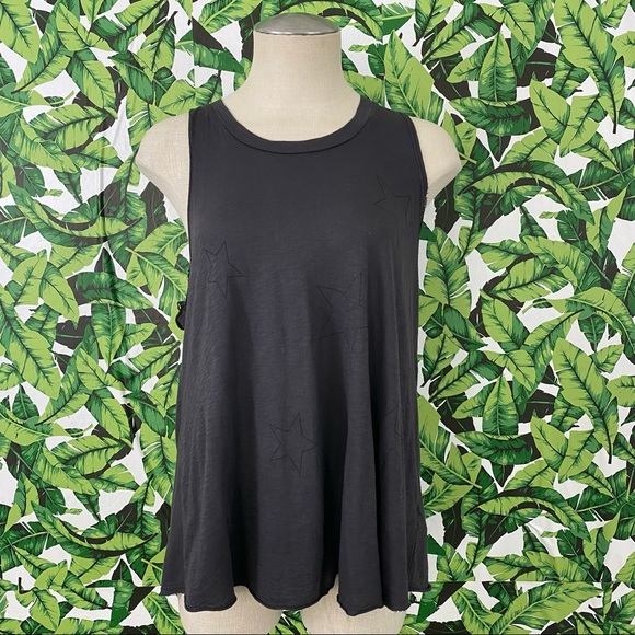 Sundry Tops - Sundry Star Print Swing Tank 312